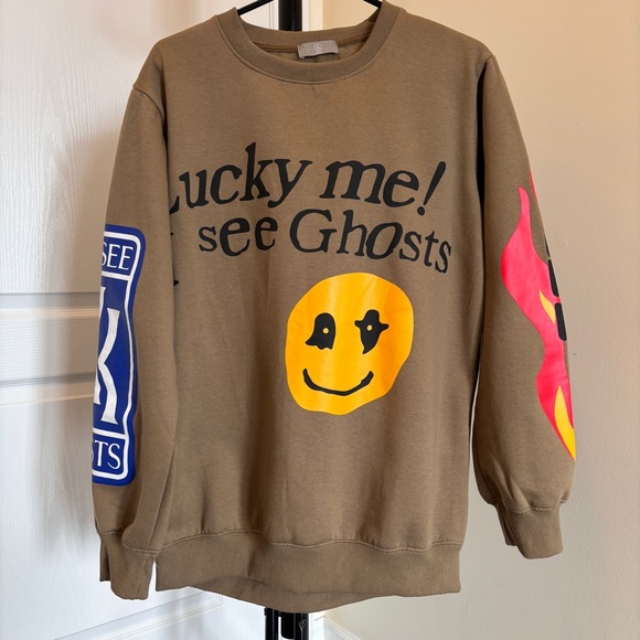 Kids See Ghosts Lucky Me Crewneck Sweatshirt - Picture 5 of 6